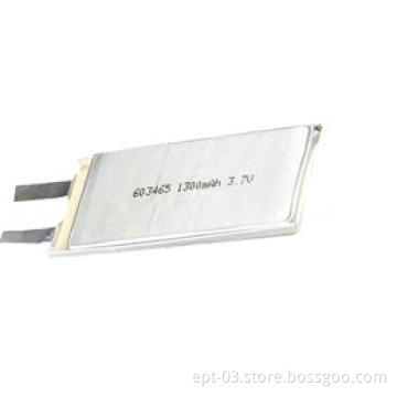 603465 3.7V 1300mah Lipo, Li Polymer rechargeable battery